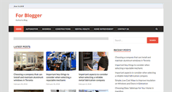 Desktop Screenshot of forblogger.net