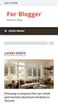 Mobile Screenshot of forblogger.net