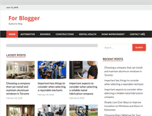 Tablet Screenshot of forblogger.net